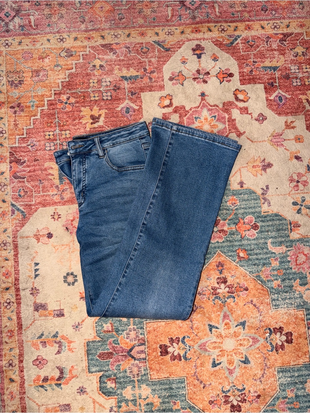 Lucky & Blessed Men's Blue Bootcut Jeans
